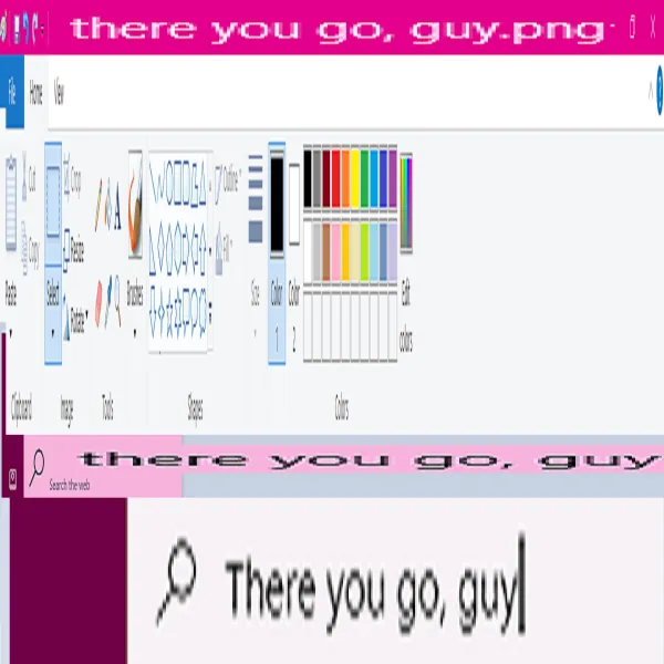 There you go, guy